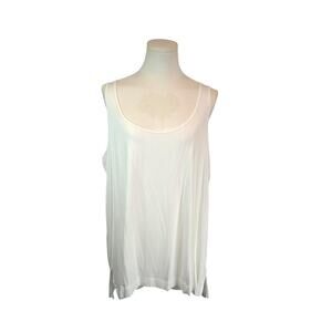 Women's Wynee Layer White Tank Top - Size XL